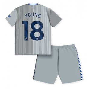 Maillot de foot Everton Ashley Young #18 Troisième enfant 2023-24 Manches Courte (+ pantalon court)
